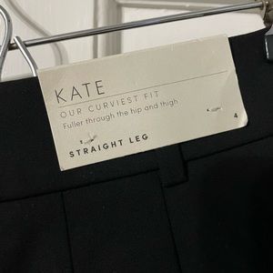Ann Taylor—Kate black slacks, size 4